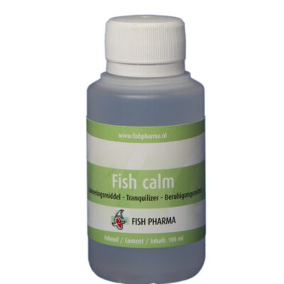 Flesje Fish Pharma Fish Calm van 100 ml verdovingsvloeistof voor koi