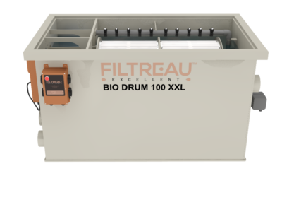 BIO DRUM 100 XXL PUMP trommel filter Filtreau