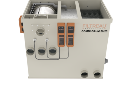 Combi drum 20/25 vijver trommel filter Filtreau