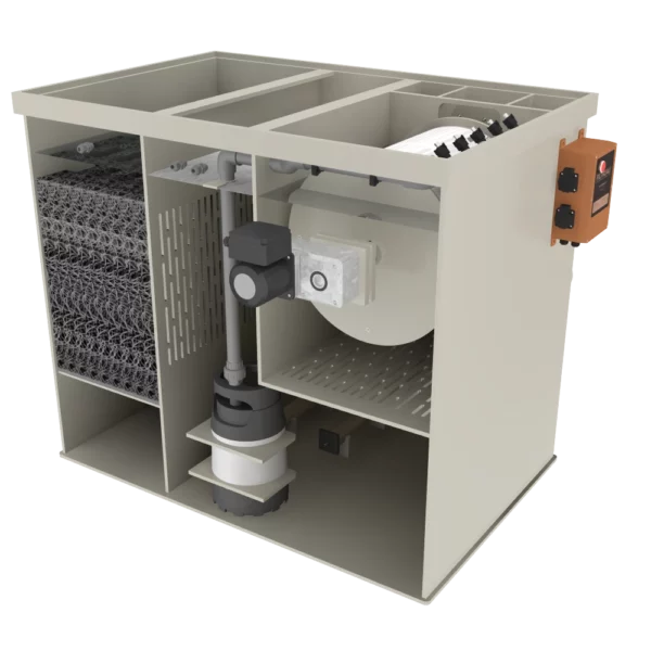 Combi drum 20/25 vijver trommel filter Filtreau - Afbeelding 6