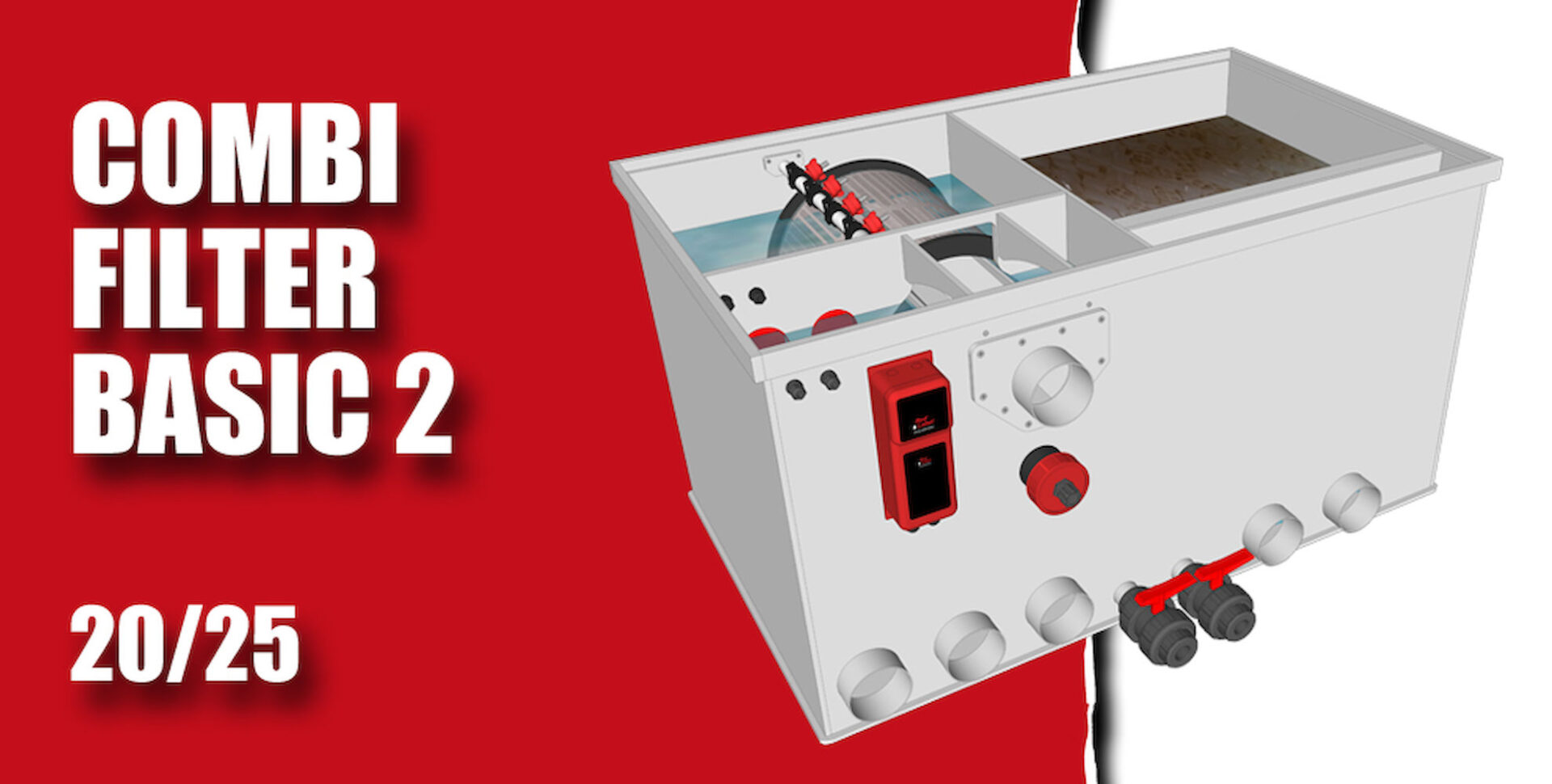 Combi Filter Basic 2 RedLabel vijverfilter