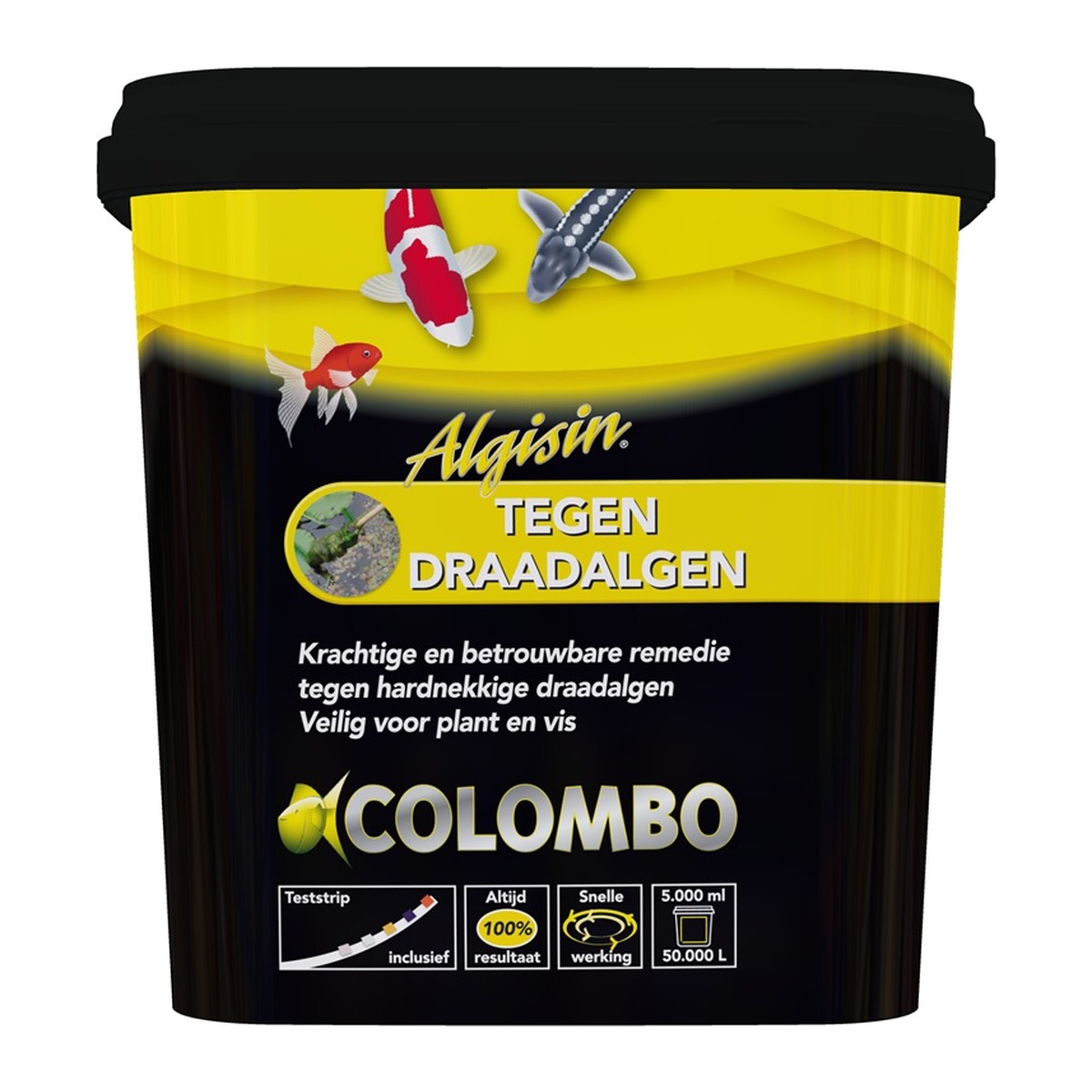 Fles Colombo Algisin 5000 ml tegen draadalg in de vijver