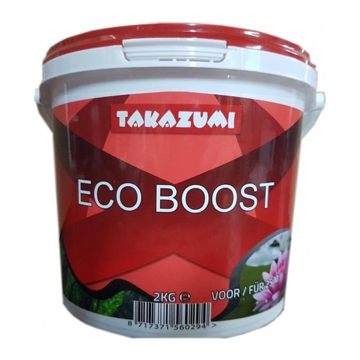 Emmer Takazumi Ecoboost 2 kg mineralen tegen draadalg in de vijver