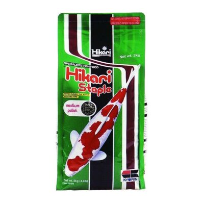 Zak Hikari Staple van 5 kilo met drijvende mediumkorrel, basisvoer voor koi en goudvissen