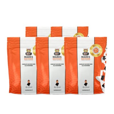 Vijf zakken Marks Koivoer Champions Edition van 3 kg als voordeelpakket