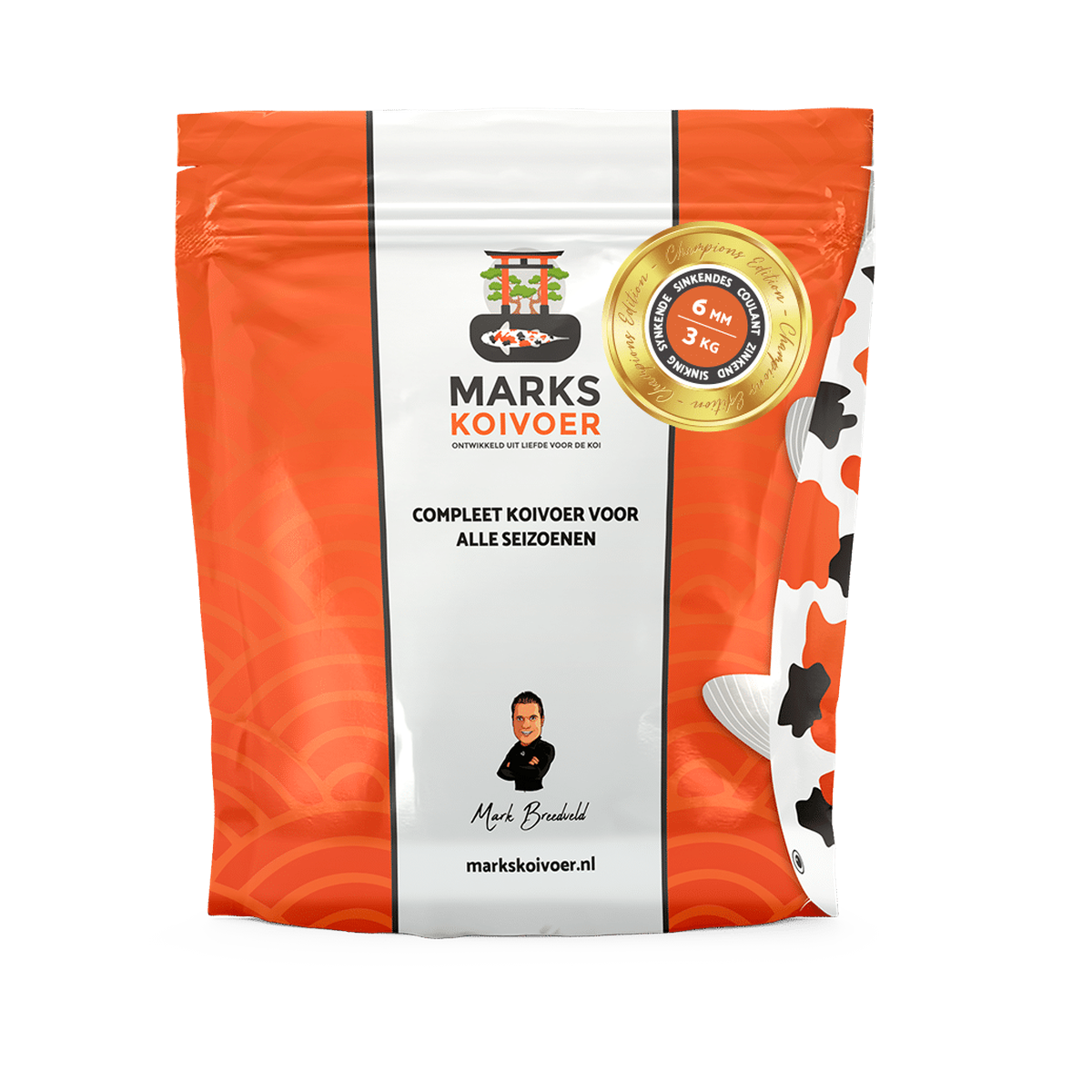 Zak Marks Koivoer Champions Edition 6 mm drijvend 3 kg premium koivoer